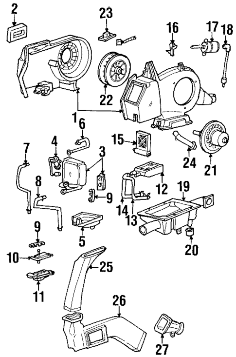 Condenser, Compressor & Lines for 1998 Ford Windstar #2