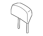 897003N001XIR - Body: Headrest for Hyundai Image