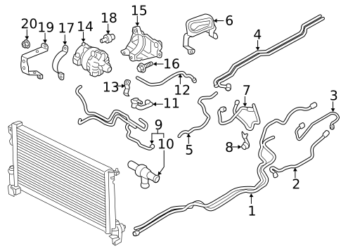 Coolant Lines for 2023 Volvo V60 #3