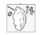 34108846926 - Brakes: Caliper for BMW Image