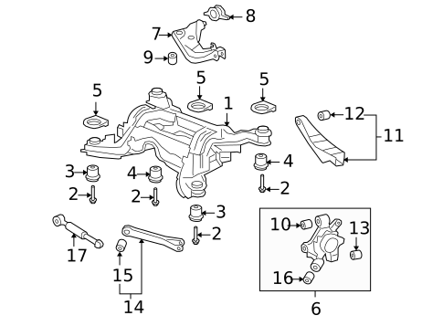 Rear Suspension for 2009 Pontiac G8 #1
