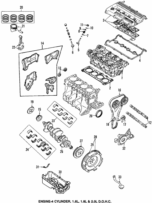 Engine Parts for 1992 Mazda Protege | OEM Parts Online
