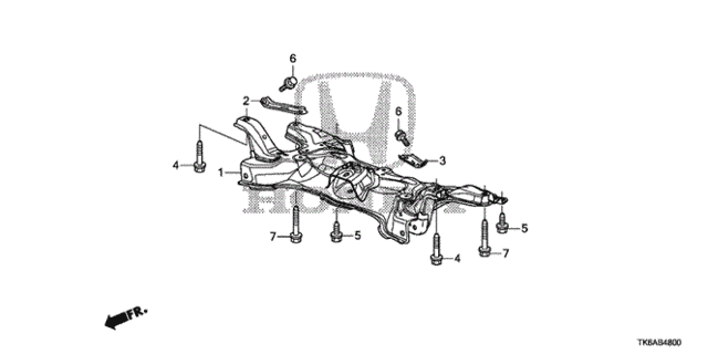 Front Sub Frame for 2013 Honda Fit #0