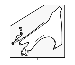 BDTS52210 - Body: Fender for Mazda Image