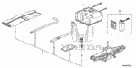 83853S73000 - Interior/Bumper: BOLT, ANCHOR for Honda Image
