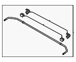555103W110SJ - Suspension: Stabilizer Bar for Kia: Sportage Image