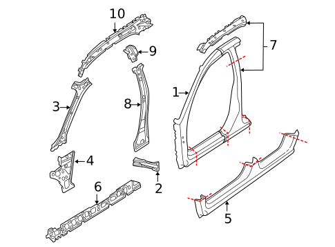 Rocker for 2003 Subaru Impreza #0