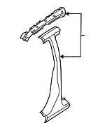 51429FE020 - Body: Center Pillar for Subaru Image
