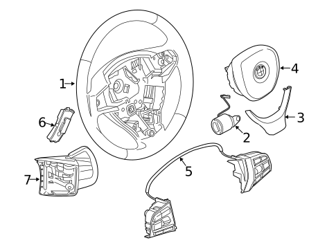 Steering Wheel for 2014 BMW 535i GT xDrive #0