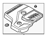 11148676203 - Engine: Engine Cover for BMW: 230i, 230i xDrive, 330i, 330i xDrive, 430i, 430i Gran Coupe, 430i xDrive, 430i xDrive Gran Coupe, 530e, 530e xDrive, 530i, 530i xDrive, X3, X4, Z4 Image