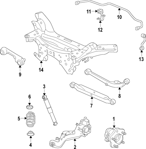 Rear Suspension for 2021 Nissan Qashqai #1