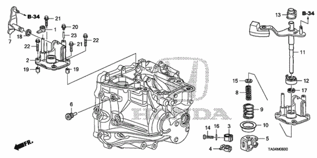 MT Shift Arm (L4) for 2010 Honda Accord #0