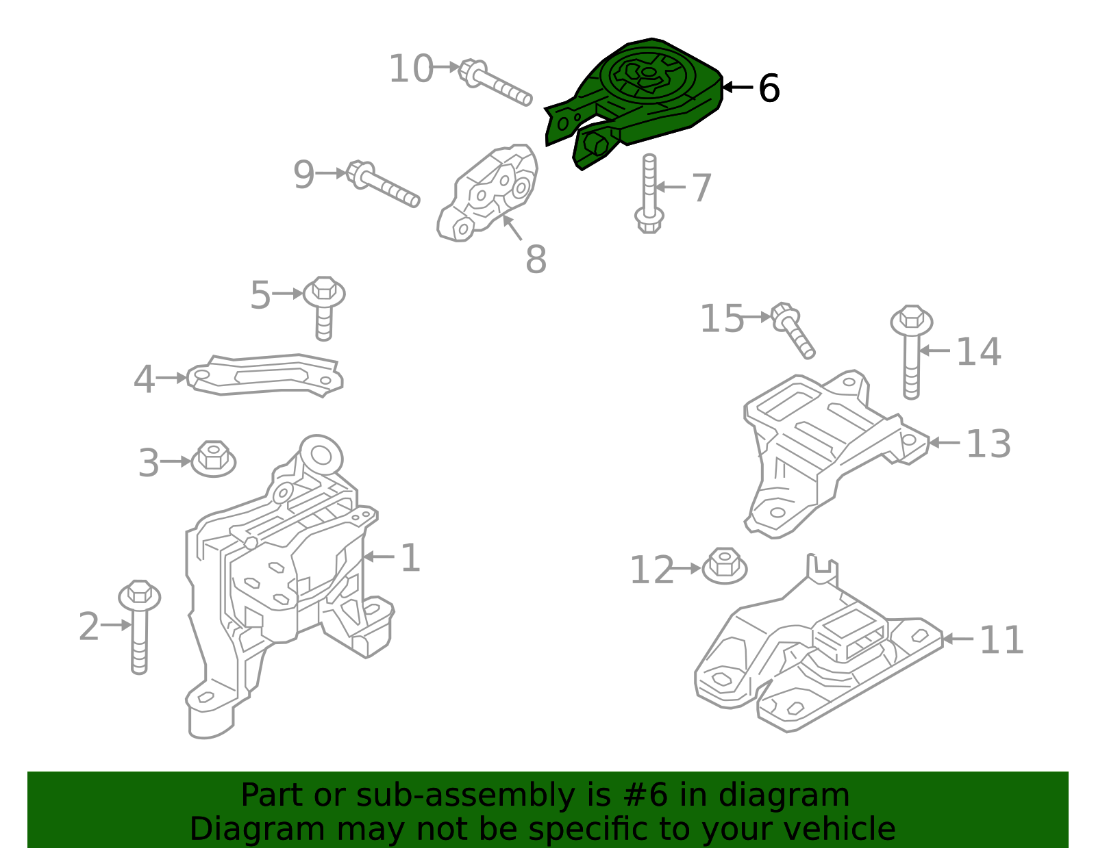 2021-2022 Mazda 3 Engine Support Rod BDGH-39-040B | OEM Parts Online