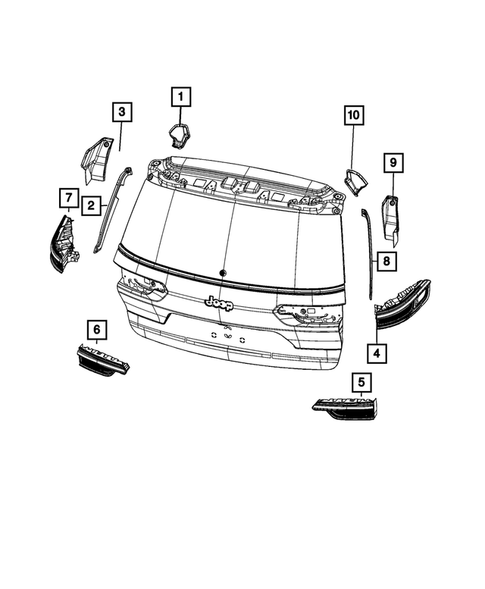Lamps, Interior and Exterior for 2023 Jeep Grand Cherokee L #4