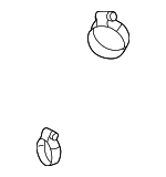 2775 - Cooling System: Upper Hose Clamp for Mercedes-Benz Image