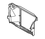 2105000916 - Cooling System: Air Baffle for Mercedes-Benz Image
