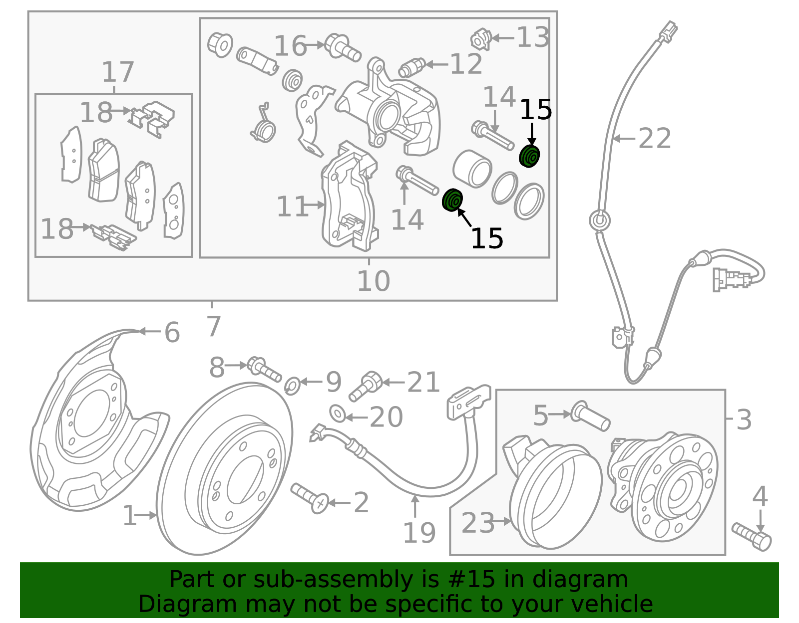 58164-3M000 - Disc Brake Caliper Pin Boot 2010-2025 Kia | Kia.Parts Store