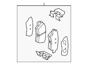 58302AAA40 - : Brake Pads for Kia: Soul Image