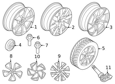 Wheel for 2025 Volvo EX90 #0