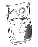 6CH782X9AB - : Door Trim Panel for Jeep: Cherokee Image