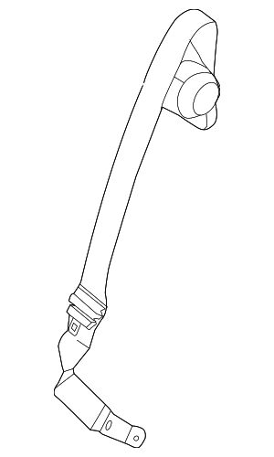 FT4Z58611B64AF - : Center Seat Belt for Ford: Edge | Lincoln: MKX, Nautilus Image