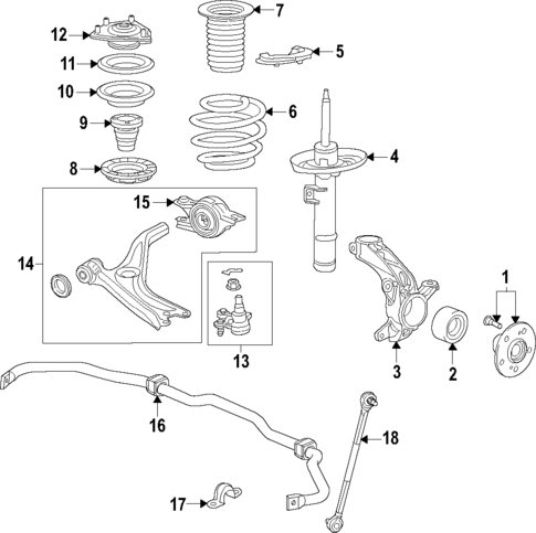 Front Suspension for 2019 Honda CR-V OEM Parts Online