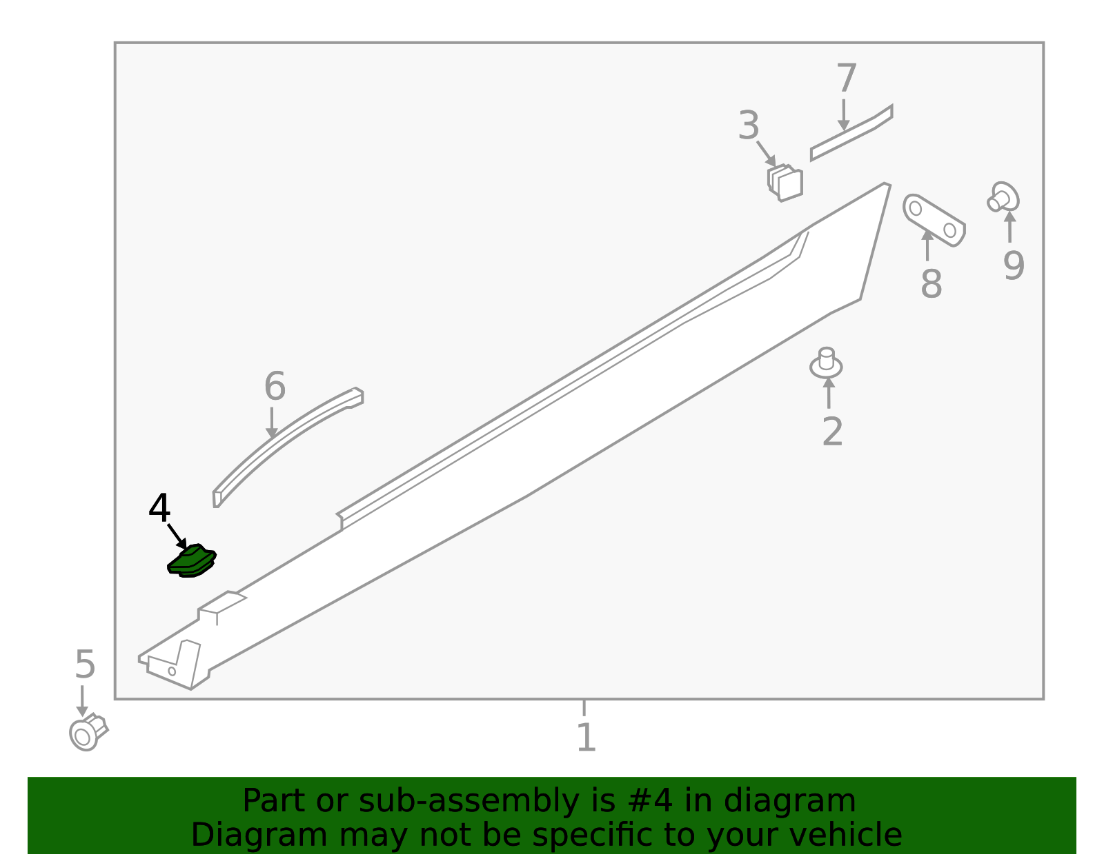 2004-2025 Mazda Rocker Molding Clip BP4L-51-SJ3 | TascaParts.com