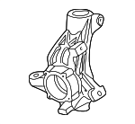 99634195712 - Suspension: Knuckle for Porsche: 911, Boxster Image