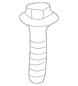 90037813501 - Suspension: Lateral Arm Bolt for Porsche Image