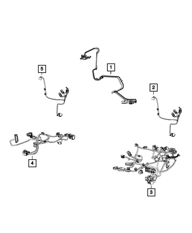 68156993AB - Electrical: Seat Wiring for Mopar Image