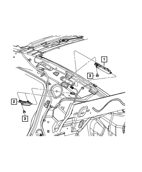 Radio, Antenna, Speakers, DVD, and Video systems for 2013 Chrysler 300 #2