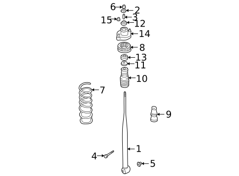 Shocks & Components for 2002 Mitsubishi Lancer #0