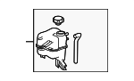 15882261 - Cooling System: Reservoir for Cadillac: SRX, STS Image