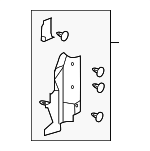 89023399 - Cooling System: Side Seal for Cadillac: STS Image
