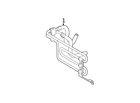 Power Steering Oil Cooler for 2002 Toyota Highlander #0