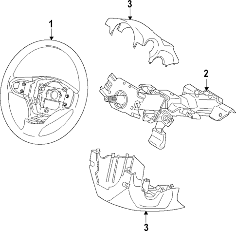 Steering Column for 2011 Suzuki Kizashi #0