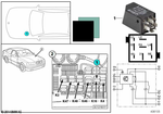 61361388545 - Vehicle Electrical System: Hazard Warning Relay for BMW Image