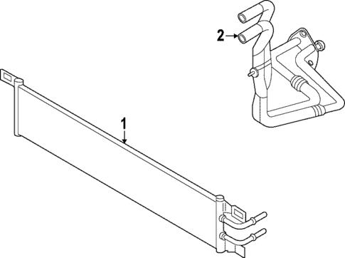 Oil Cooler for 2023 Ford Maverick #0