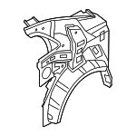 716011M230 - Body: Inner Quarter Panel for Kia: Forte Koup Image