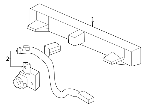 High Mounted Stop Lamp for 2022 Honda Civic #0