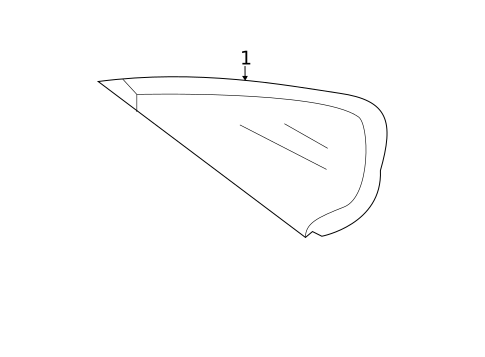 Glass & Hardware for 2015 Volkswagen Passat #0