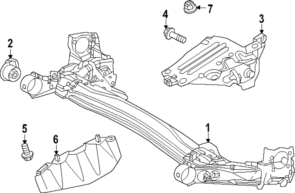 42110-02640 - Axle Beam 2023-2025 Toyota Corolla | Longo