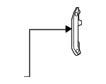 86597P2000 - Body: Lower Grille Bracket for Kia Image