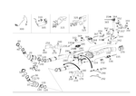 2134906903 - Exhaust System: Exhaust Gas Line, Front for Mercedes-Benz Image