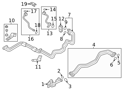 Condenser, Compressor & Lines for 2020 Audi RS Q8 #2