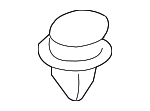 7147422322 - Body: Rocker Molding Rivet for Mini Image