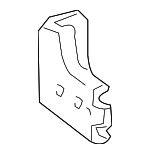 F65Z15020A98AA - Body: Cowl Top Panel Bracket for Ford: Expedition, F-150, F-150 Heritage, F-250 | Lincoln: Blackwood, Navigator Image