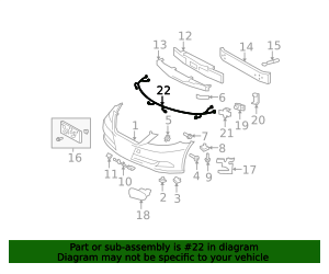 82114-50011 - High-Quality Parking Aid System Wiring Harness for 2009 ...