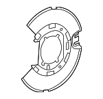 5170481AA - Brakes: Splash Shield for Chrysler: 300 | Dodge: Challenger, Charger, Magnum Image