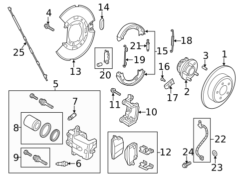 Parking Brake for 2014 Chrysler 300 #0